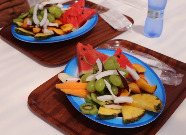 Piatto di frutta Teranga Bay